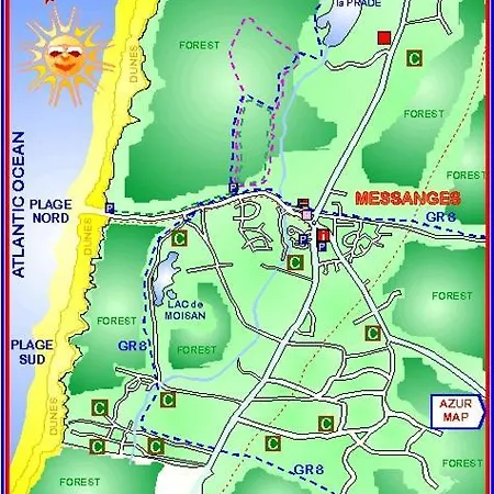4 Etoiles Camping Messanges (Landes)